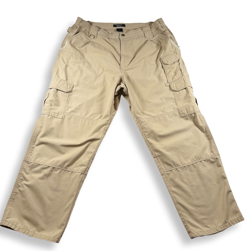5.11 Tactical Mens Cargo Pants Khaki Tan Ripstop Work Hiking 40x30 Utility